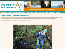 Tablet Screenshot of outdoordiscoveries.com.au